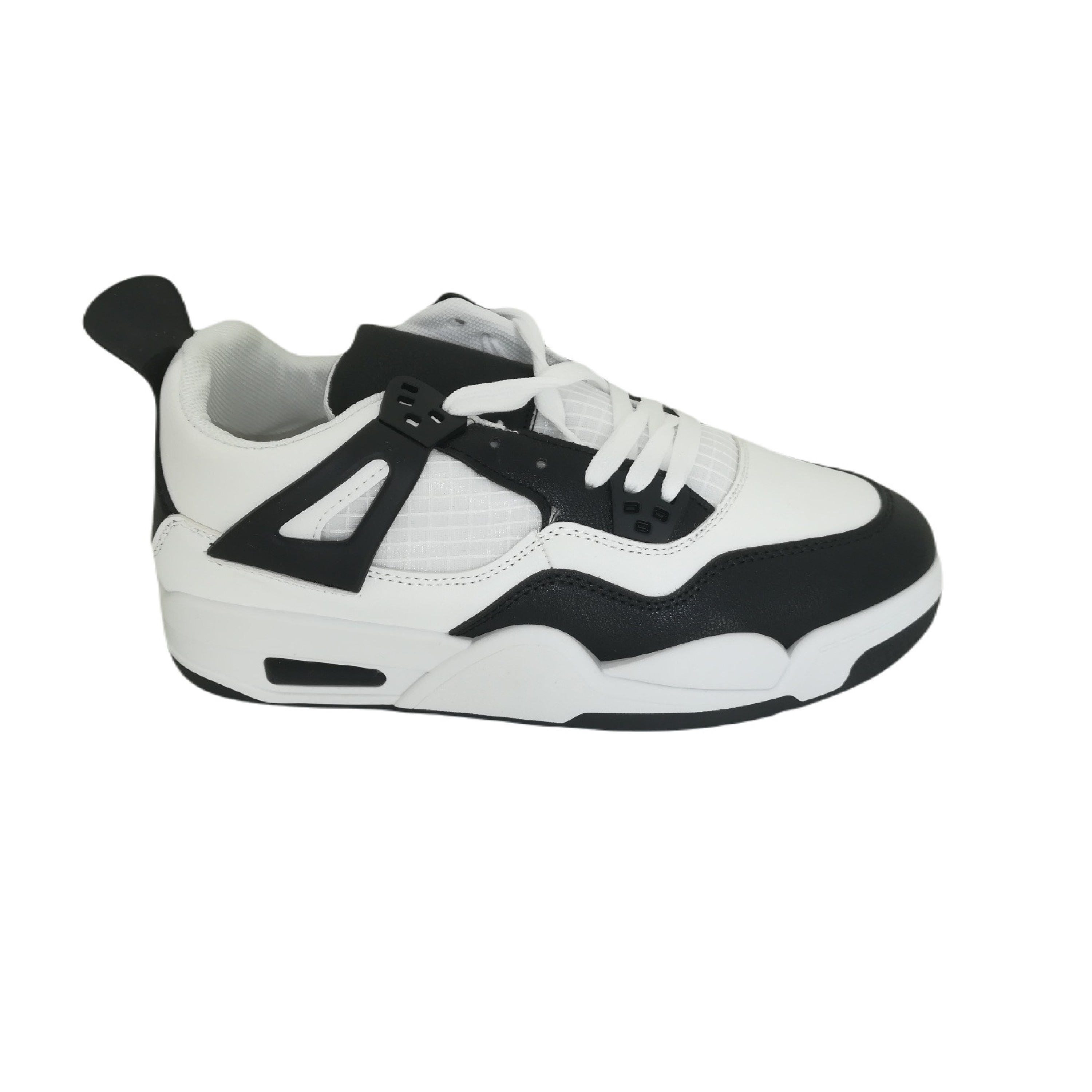 Olympic Stores LY472 Γυναικεία Sneakers Λευκά Μαύρα