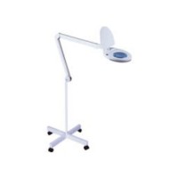 Φακος Μεγεθυντικος Δαπεδου Led (5X) 8W 650Lm Με Ροδακια Και Καπακι Σετ 2 Τεμαχιων 6025-8-5 Byn