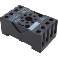 Βαση Ραγας 8P Για Relay Τυπου Λυχνιας Μαυρη Csm-S08F1 Cyo