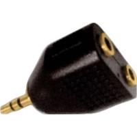 Adaptor Audio 3.5Mm Stereo Σε 2 3.5Mm Stereo Θηλυκα Επιχρυσα Au5110G Ultimax