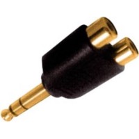Adaptor Audio 6.3Mm Stereo Σε 2 Rca Θηλυκα Επιχρυσα Au5170G Ultimax