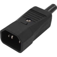 Ac Connector Αρσενικο Καλωδιου 3P 10A/250V Ac-7000B Ultimax