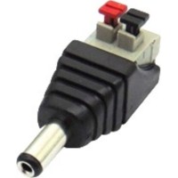 Dc Adaptor Θηλυκο 5.5/2.1Mm Σε Κλεμα 2P Χωρις Βιδα Jt-1285 Jkg