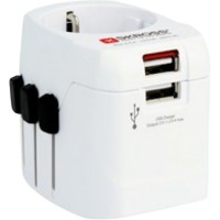 Adaptor Universal Σε Σουκο Πτυσσομενο Με Usb Compact 1.302540 Skross