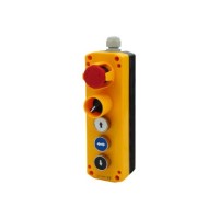 Μπουτονιερα Εξωτερικη Στεγανη Με Μανιταρι, Διακοπτη Και 3 Μπουτον Μεταλλικα Xdl75-Jb561P Xnd