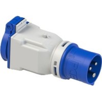 Adaptor Βιομηχανικο Αρσενικο 3P 16Α Σε Πριζα Σουκο 16A Ip44 9433100 Pce
