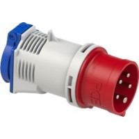 Adaptor Βιομηχανικο Αρσενικο 5P 16Α Σε Πριζα Σουκο 16A Ip44 9433020 Pce