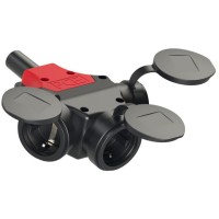Adaptor Βιομηχανικο 3 Θεσεων Καουτσουκ Με Καπακι Ip44 25311-S Pce (Τεμάχια 2) Adaptor Βιομηχανικο 3 Θεσεων Καουτσουκ Με Καπακι Ip44 25311-S Pce (Τεμάχια 2)